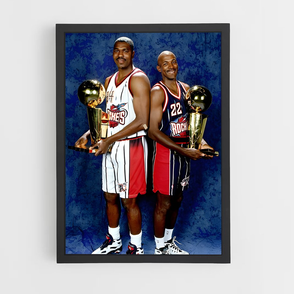 Poster Trophées des Rockets – affiche Basketball (vue 2)